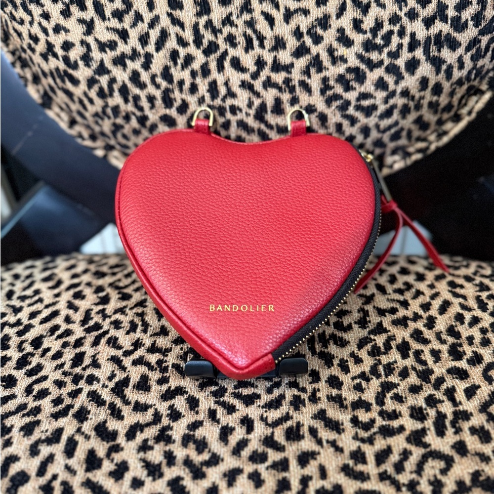 Bandolier Red Heart Mini Bag
